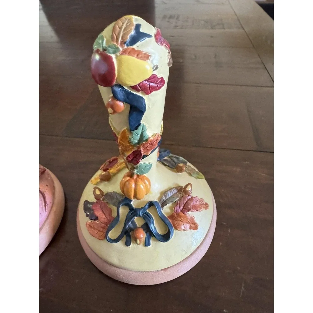 Vintage Shaker Hearth Cookie Art Cookie Stamps Autumn‎ Leaves 3.5